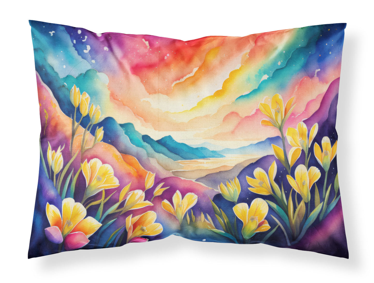 Freesia in Color Standard Pillowcase