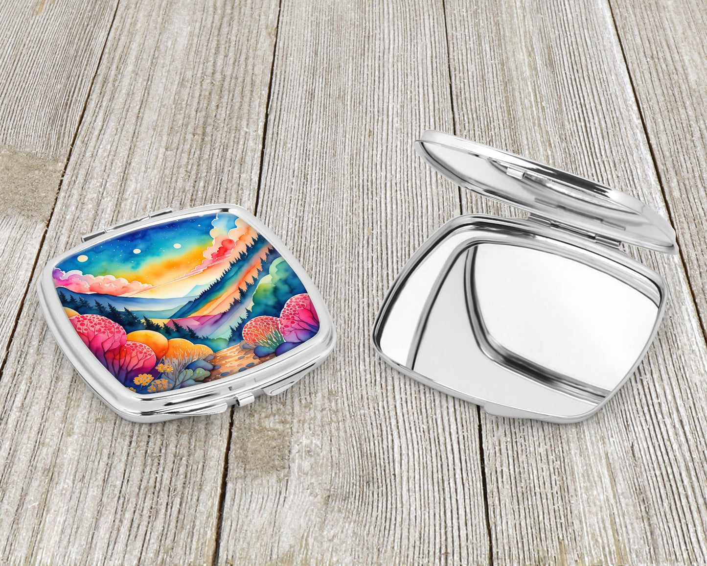 Colorful Brunia Compact Mirror