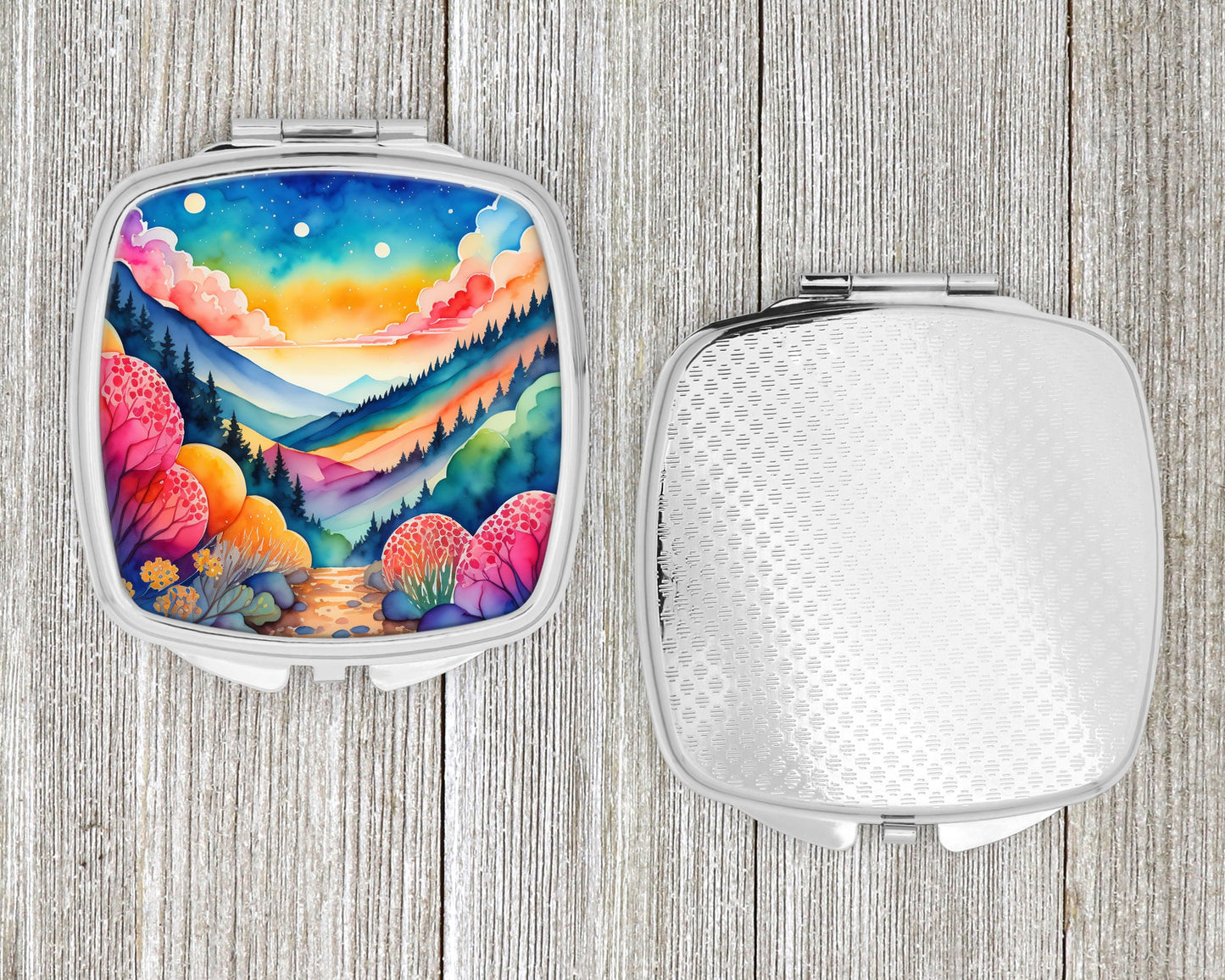 Colorful Brunia Compact Mirror