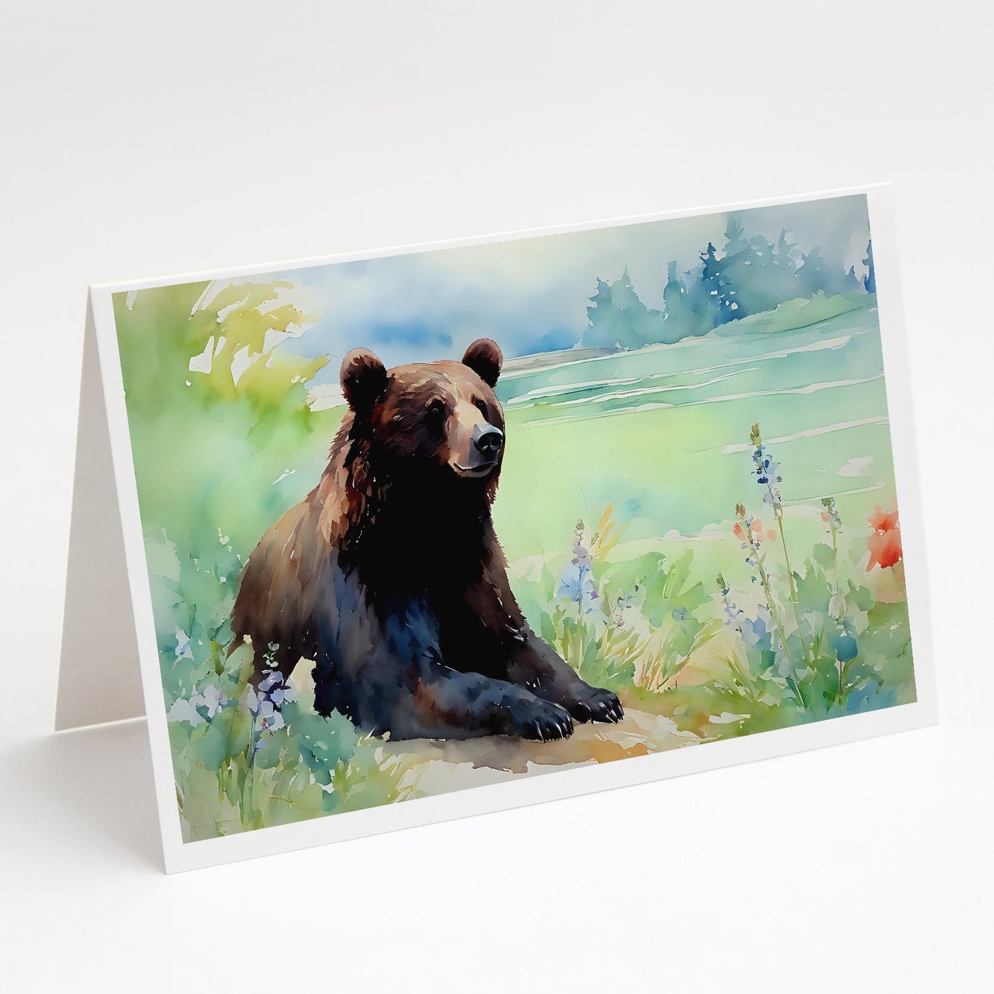 American Black Bear Greeting Cards 8 Pack