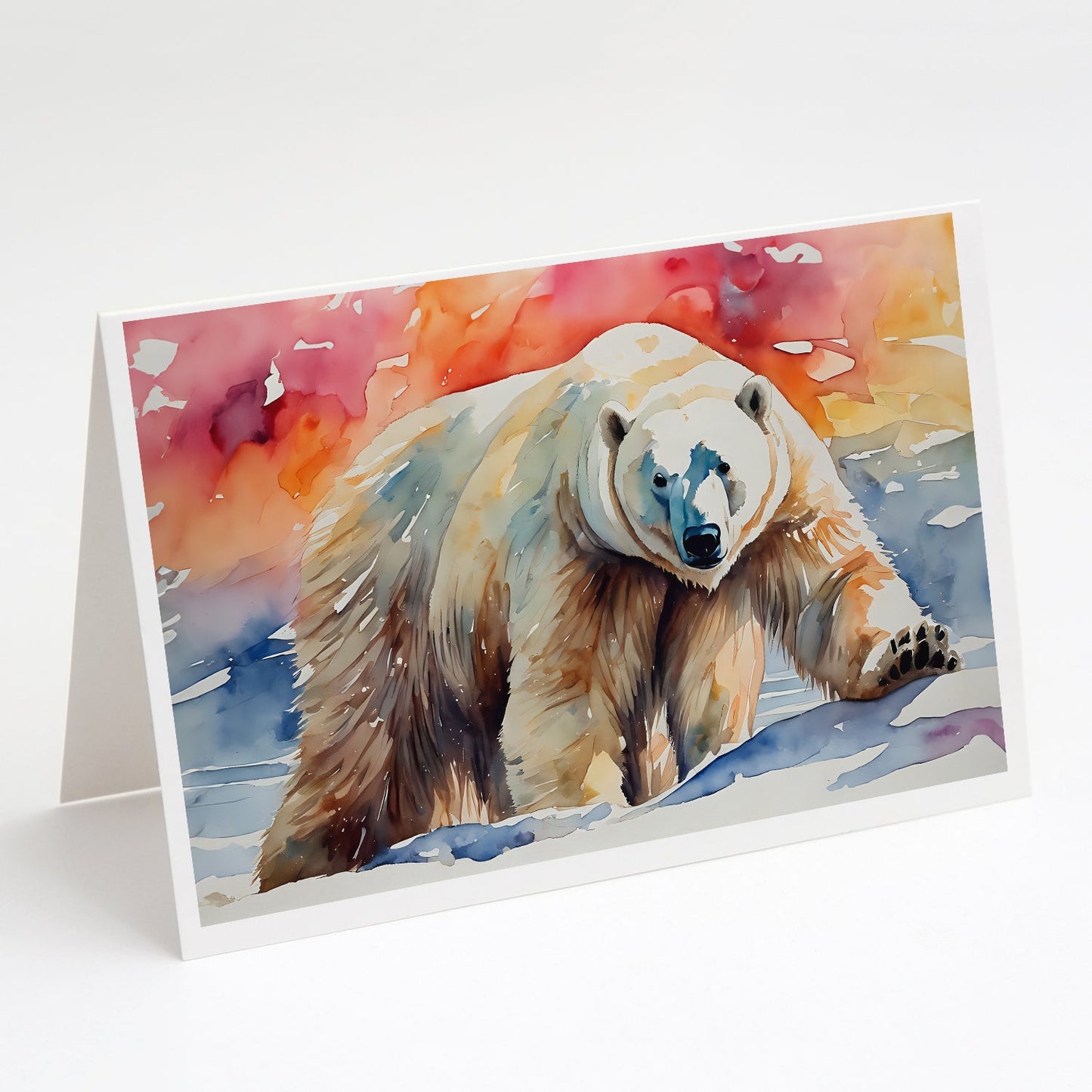 Polar Bear Greeting Cards 8 Pack