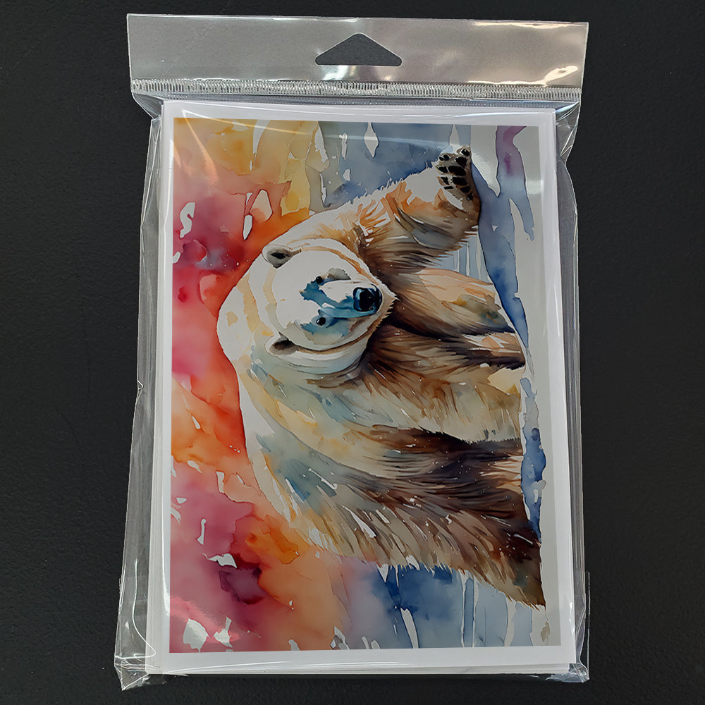 Polar Bear Greeting Cards 8 Pack